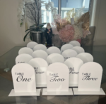 Custom Table Numbers